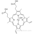 Ferrate (2 -), [7,12-diethenyl-3,8,13,17-tetrametil-21H, 23H-porfinico-2,18-dipropanoato (4 -) - kN21, kN22, kN23, kN24] idrossi, idrogeno (1: 2), (57187301, SP-5-13) - CAS 15489-90-4